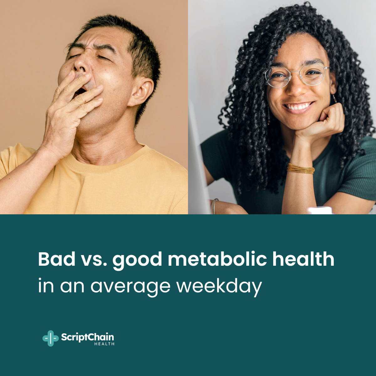 LinkedIn Metabolic Health in a Day post slide 1 of 7